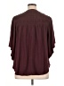 Torrid Burgundy Short Sleeve Blouse Size 1X Plus (1) - photo 2
