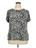 East5th Gray Short Sleeve Top Size 2X - photo 1