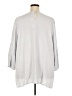 Eileen Fisher 100% Silk Gray 3/4 Sleeve Top Size 3X - photo 2