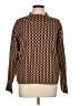 Maeve Houndstooth Brown Pullover Sweater Size L - photo 1