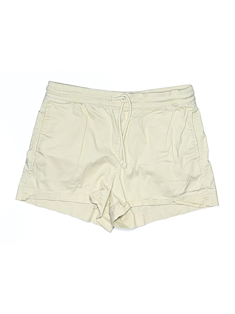 Pre-owned Lou & Grey Khaki Shorts In Ivory