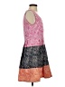 Esley 100% Polyester Paisley Pink Cocktail Dress Size S - photo 4