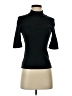 Moth 100% Cotton Black Short Sleeve Turtleneck Size XS (estimated) - photo 1