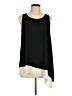 Max Studio 100% Polyester Black Sleeveless Top Size L - photo 1