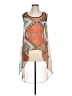 Grifflin 100% Polyester Orange Sleeveless Blouse Size L - photo 1