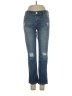 White House Black Market Hearts Blue Jeans Size 2 - photo 1