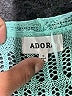 Adora 100% Polyester Teal Cardigan Size S - photo 7