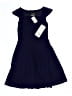 Un Deux Trois Solid Blue Dress Size 14 - photo 1