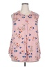 Daniel Rainn 100% Polyester Pink Sleeveless Blouse Size 2X - photo 1