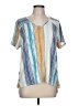 Assorted Brands Blue Short Sleeve Henley Size L - photo 1
