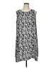Halogen 100% Polyester Paisley Blue Casual Dress Size 1X - photo 1