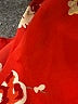 Kathie Lee 100% Polyester Floral Red Short Sleeve Blouse Size 14 - 16 - photo 7