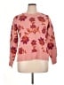 Time and Tru Floral Pink Pullover Sweater Size XL - photo 1