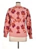 Time and Tru Floral Pink Pullover Sweater Size XL - photo 2