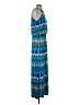 db established 1962 Print Blue Casual Dress Size 4 - photo 4