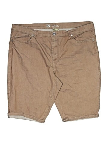 DG^2 by Diane Gilman Khaki Shorts (view 1)