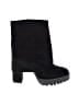 INC International Concepts 100% Leather Black Boots Size 7 1/2 - photo 1