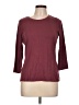 Max Studio Burgundy 3/4 Sleeve T-Shirt Size L - photo 1