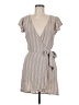 O'Neill Stripes Gray Casual Dress Size M - photo 1