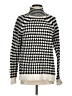 Ann Taylor LOFT Houndstooth Ivory Turtleneck Sweater Size M - photo 1