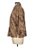 Joanna 100% Polyester Animal Print Brown 3/4 Sleeve Blouse Size L (petite) - photo 5