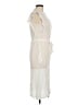 Mod Ref 100% Rayon Ivory Cocktail Dress Size L - photo 4