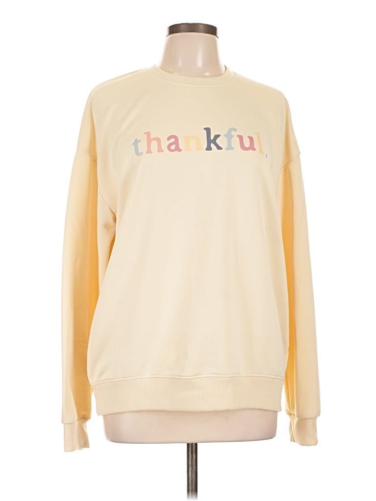 Pre-owned Unbranded Sweatshirt In Yellow
