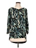 Tacera 100% Polyester Teal 3/4 Sleeve Blouse Size L - photo 1