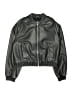 Zara 100% Leather Green Gray Jacket Size 13 - 14 - photo 1