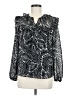 Ann Taylor LOFT 100% Polyester Black Long Sleeve Blouse Size M - photo 1