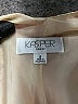 Kasper 100% Polyester Paisley Tan Cocktail Dress Size 8 - photo 7