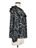 Ann Taylor LOFT 100% Polyester Black Long Sleeve Blouse Size M - photo 4