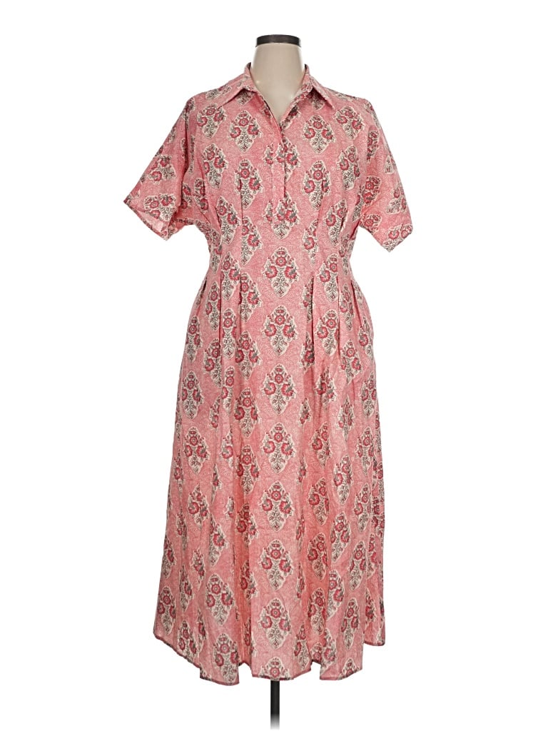 New Collection Casual Dress In Pink