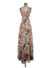 Lulus 100% Polyester Floral Tan Casual Dress Size XS - photo 1