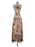 Lulus 100% Polyester Floral Tan Casual Dress Size XS - photo 2