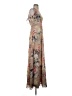 Lulus 100% Polyester Floral Tan Casual Dress Size XS - photo 4