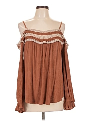 Maurices Long Sleeve Blouse (view 1)
