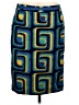 Boden Graphic Blue Casual Skirt Size 10R - photo 1