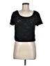 Express Black Short Sleeve Top Size M - photo 1