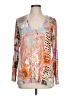 Johnny Was Orange Long Sleeve Blouse Size L - photo 1