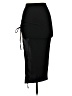 Shein 100% Polyester Black Casual Skirt Size 2 - photo 1