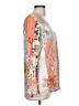 Johnny Was Orange Long Sleeve Blouse Size L - photo 4