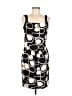 St. John Graphic Black Cocktail Dress Size 6 - photo 1