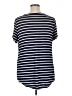 Michel Studio Stripes Blue Short Sleeve T-Shirt Size 14 - 16 - photo 2