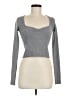 Bershka Gray Long Sleeve T-Shirt Size M - photo 1