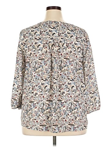 Collective Concepts 3/4 Sleeve Blouse (view 2)