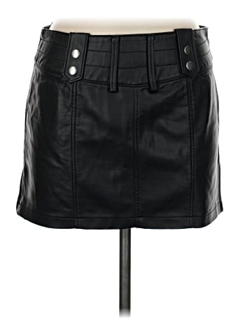 Free People Faux Leather Skirt (view 1)