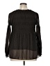 Sunny Leigh 100% Polyester Black Long Sleeve Blouse Size XL - photo 2