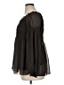 Sunny Leigh 100% Polyester Black Long Sleeve Blouse Size XL - photo 5