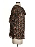 Ann Taylor LOFT Floral Black Short Sleeve Blouse Size S - photo 4